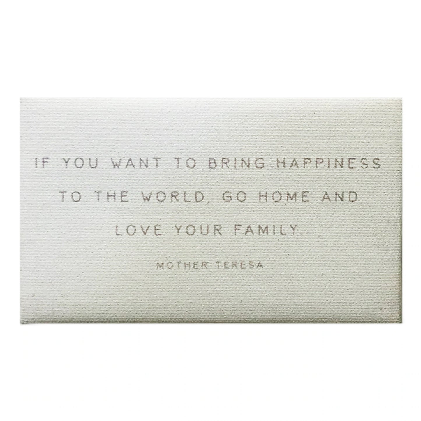 "Love Your Family" Canvas Magnet