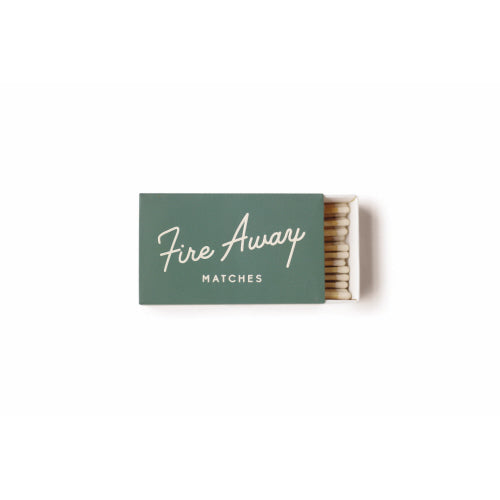 "Fire Away" Safety Matchbox