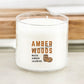 Amber Woods 3-Wick Candle