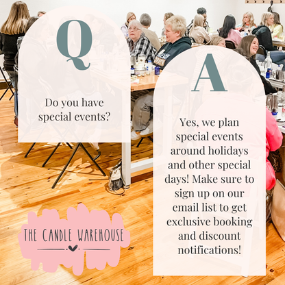 Candle Pouring Workshop