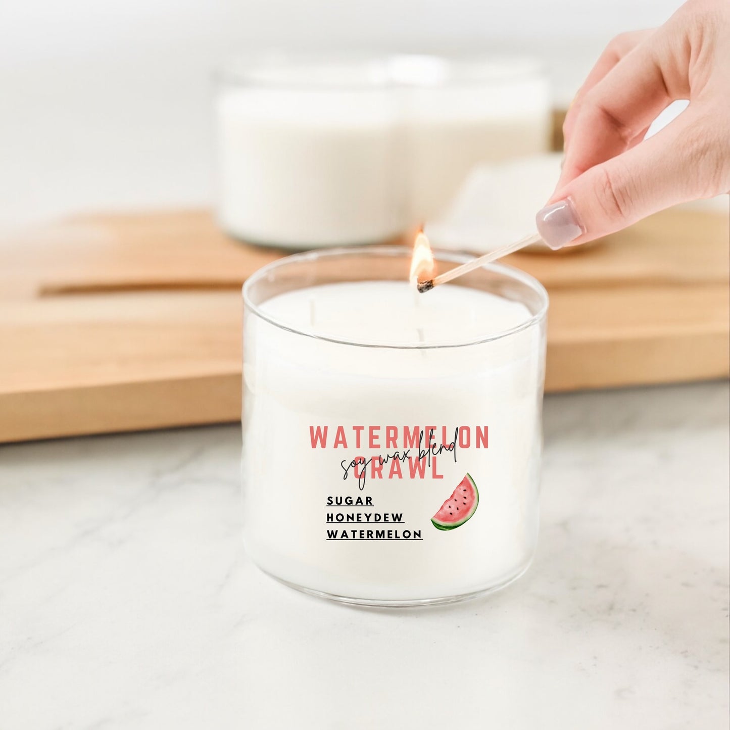 Watermelon Crawl 3-Wick Candle