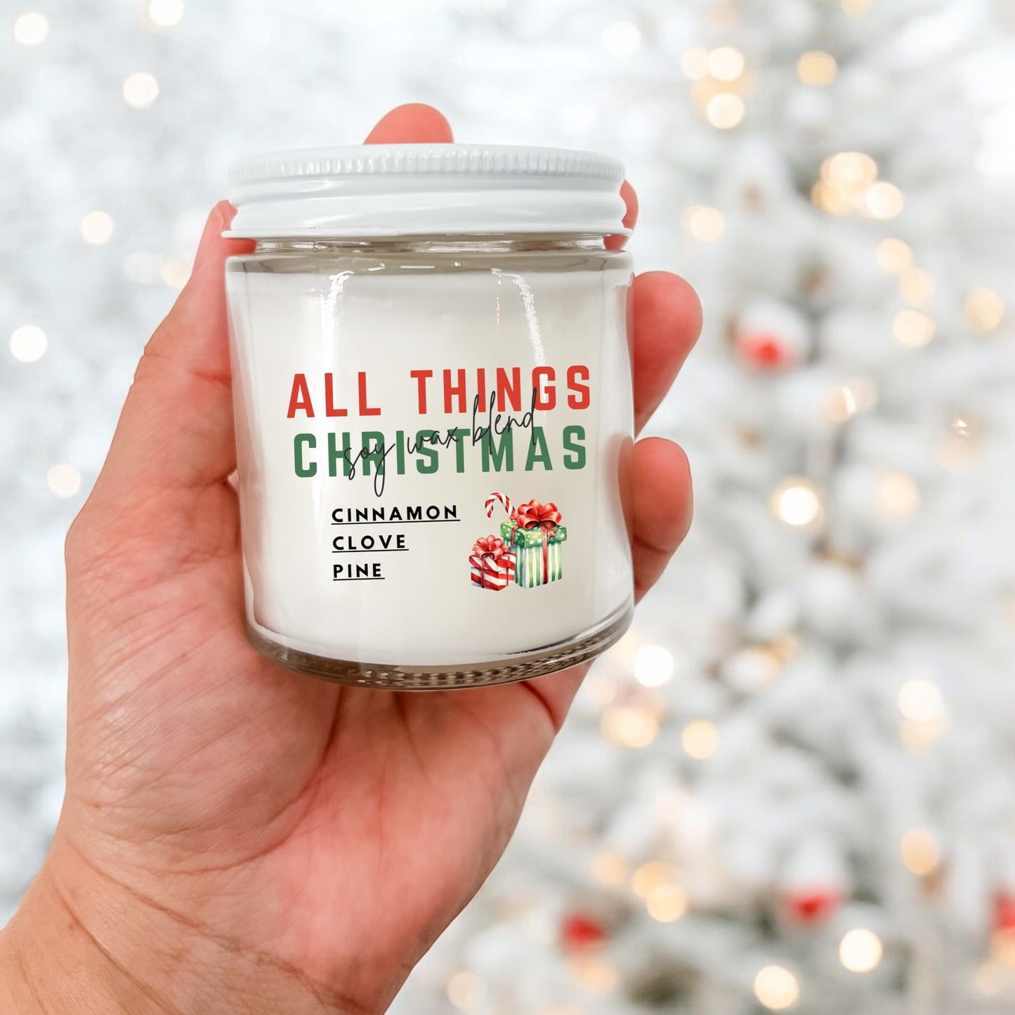 All Things Christmas 4 oz Candle