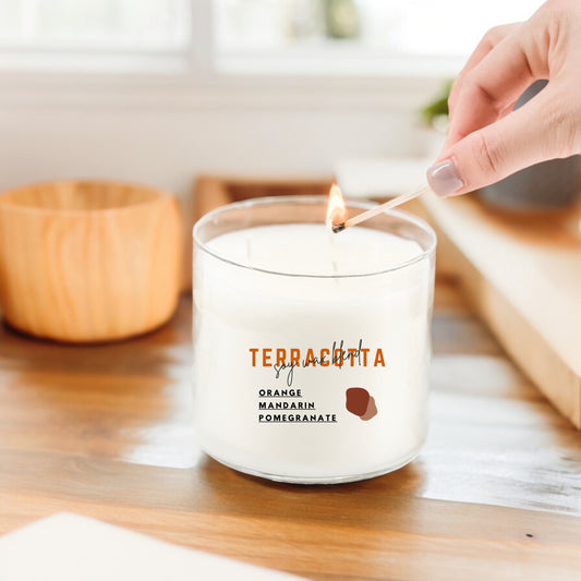 Terracotta 3-Wick Candle