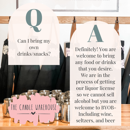 Candle Pouring Workshop