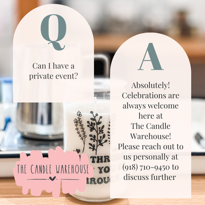 Candle Pouring Workshop