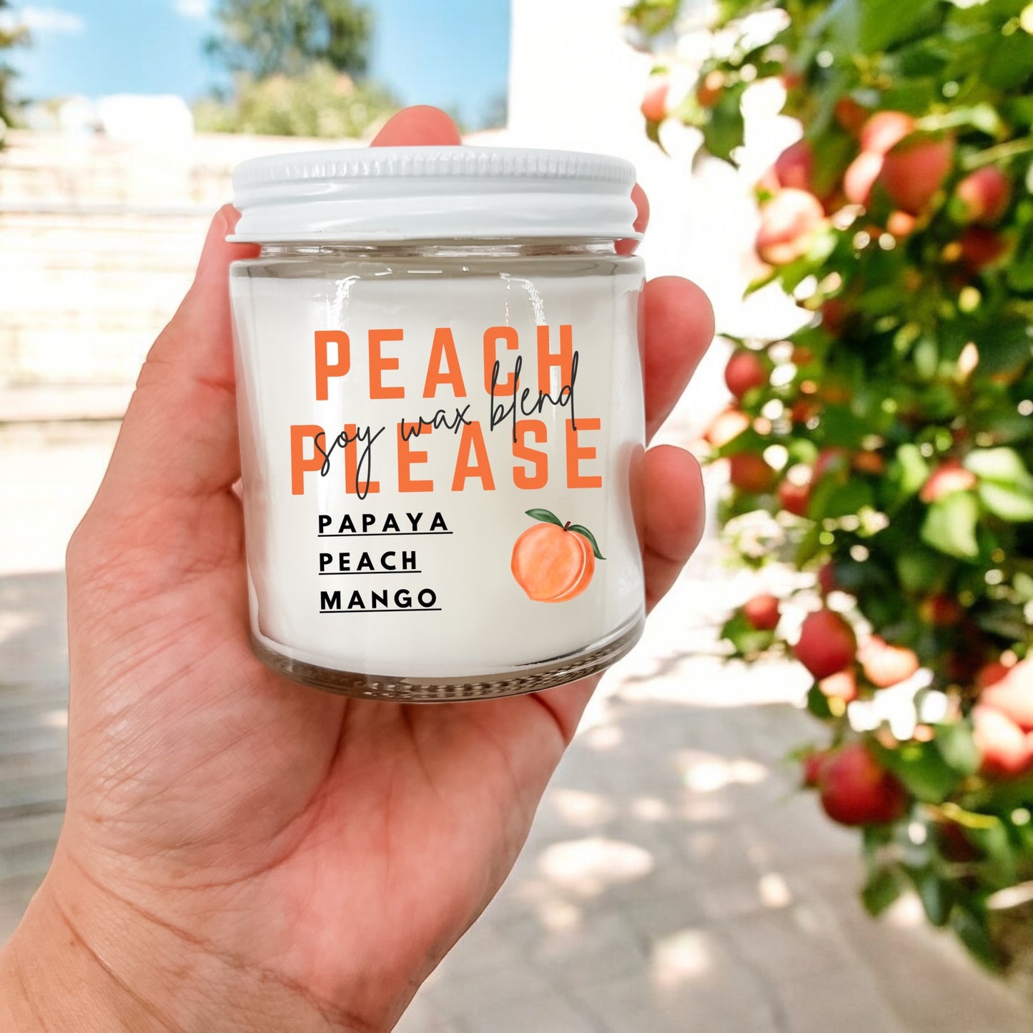 Peach, Please 4 oz Candle