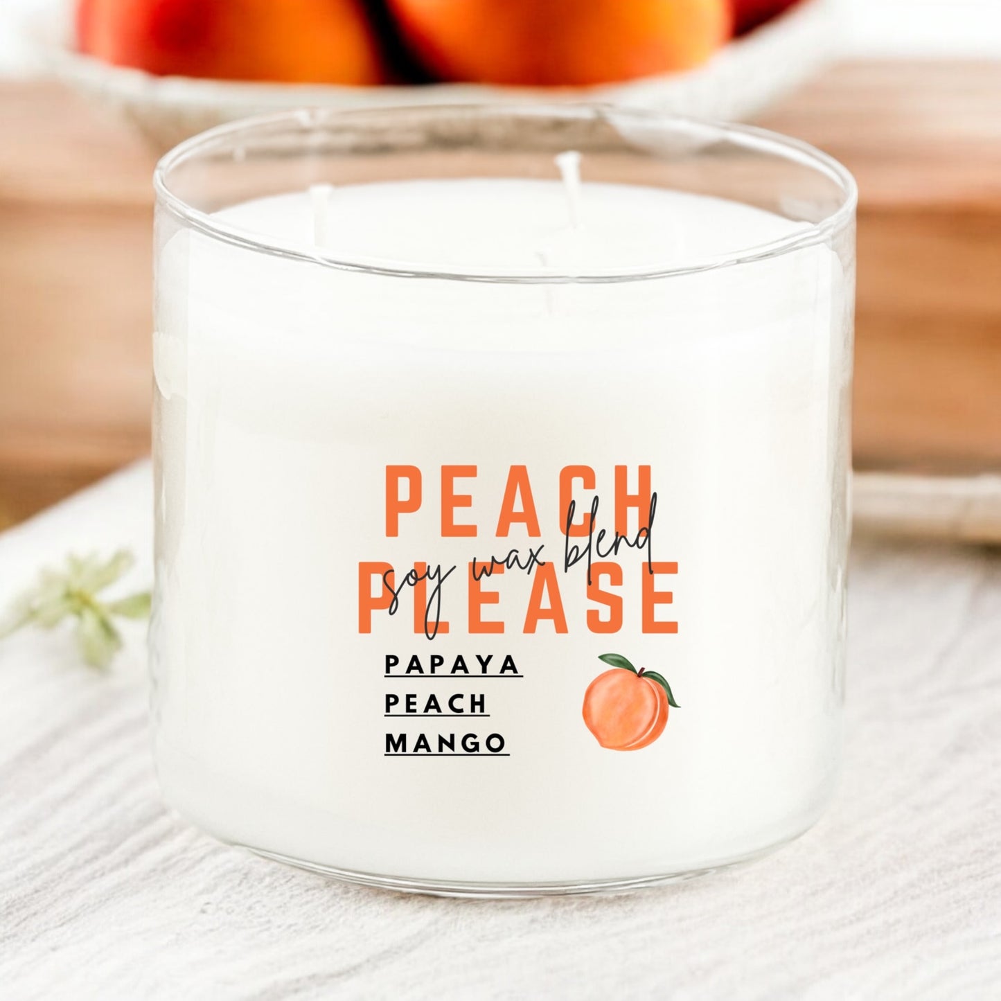 Peach, Please 3-Wick Candle