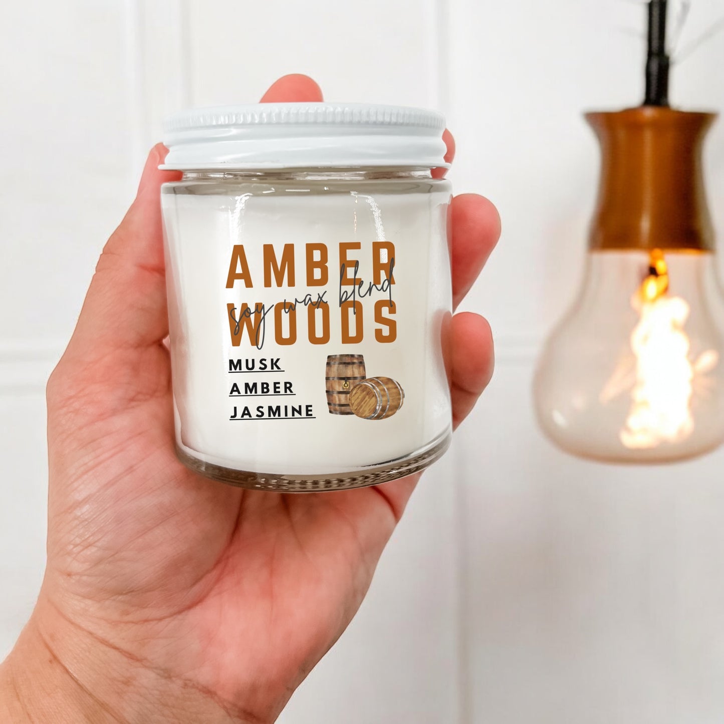 Amber Woods 4 oz Candle