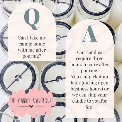 Candle Pouring Workshop