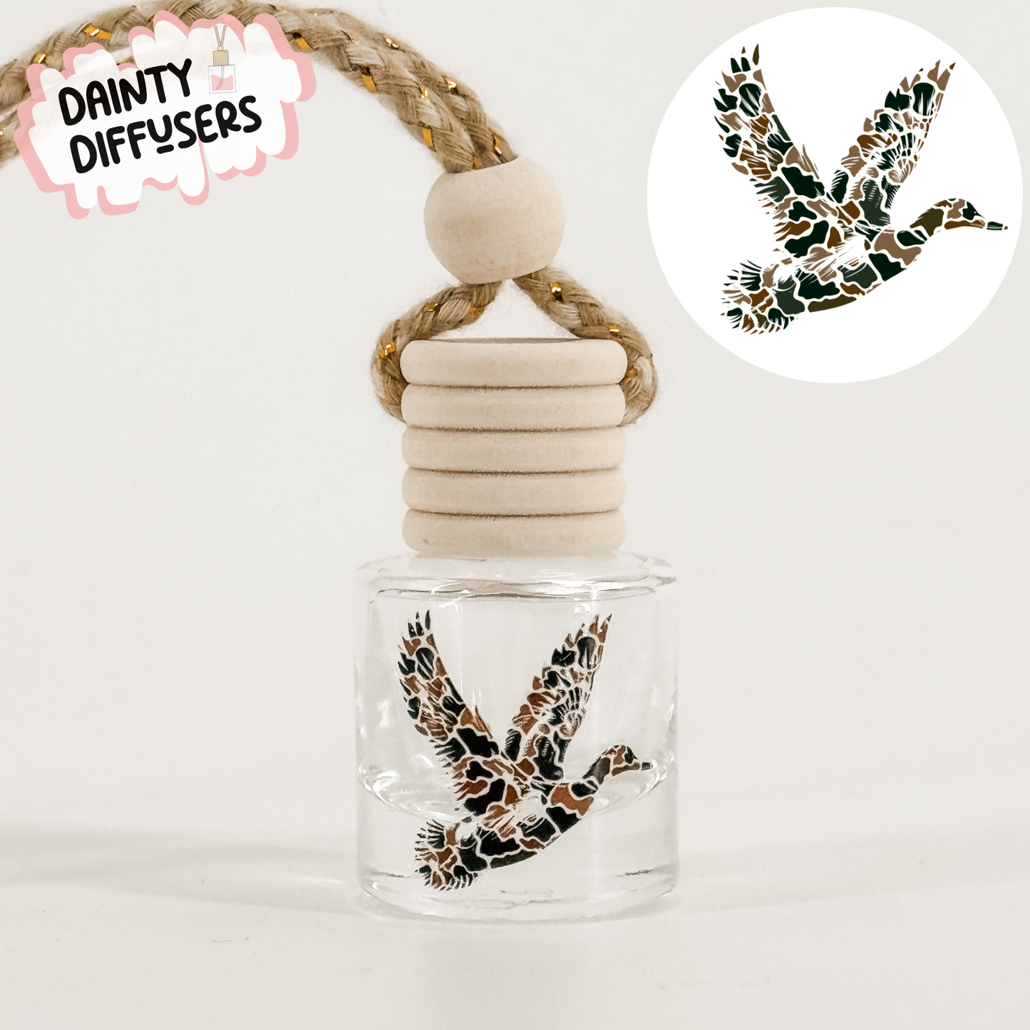 Camo Duck Car Diffuser
