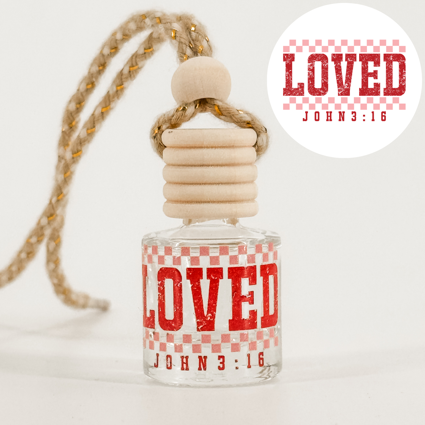 LOVED {John 3:16} Car Diffuser
