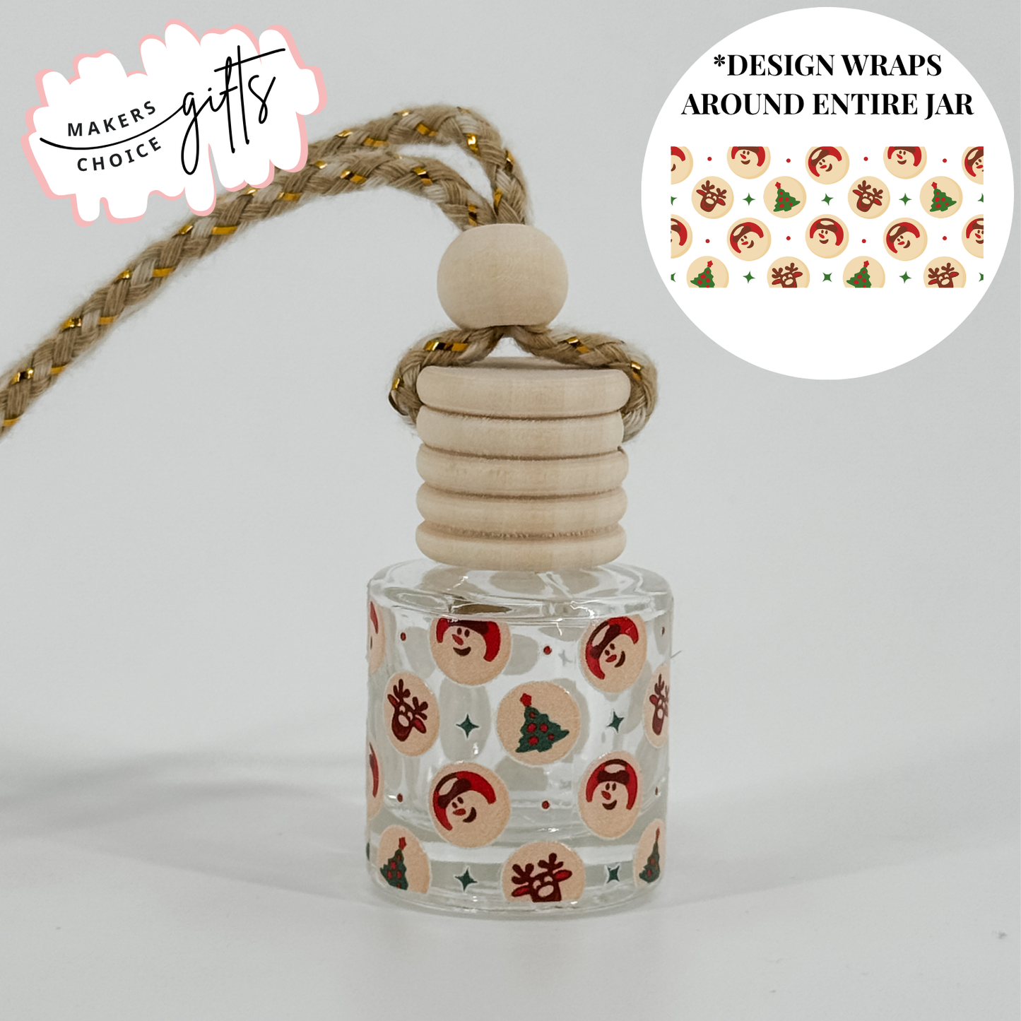 Holiday Scented Car Diffusers - Merry & Bright