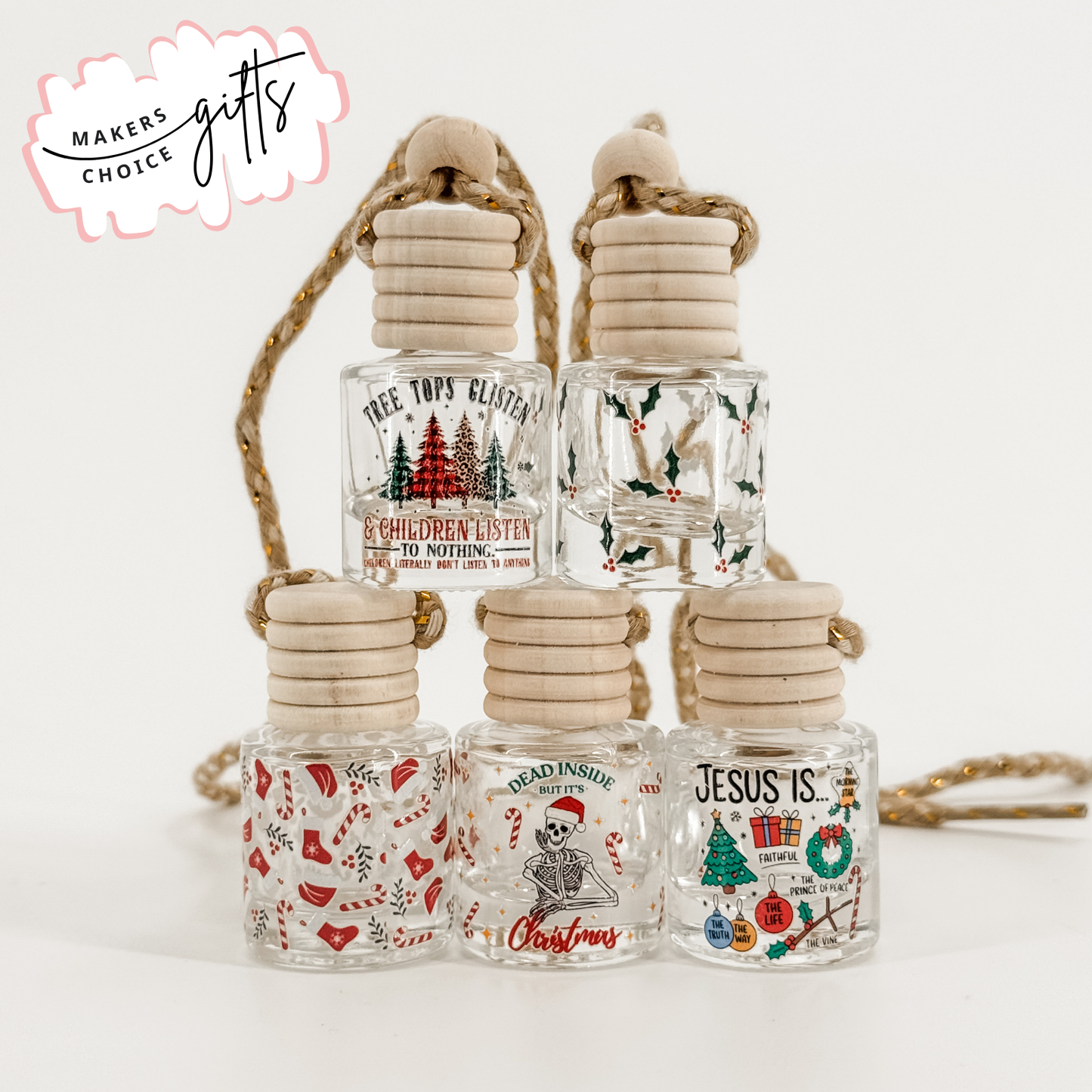 Holiday Scented Car Diffusers - Christmas Edition