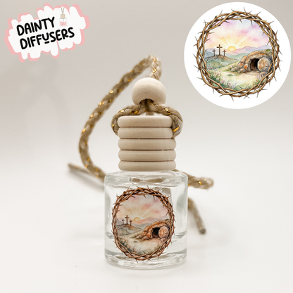 Empty Easter Tomb Car Diffuser
