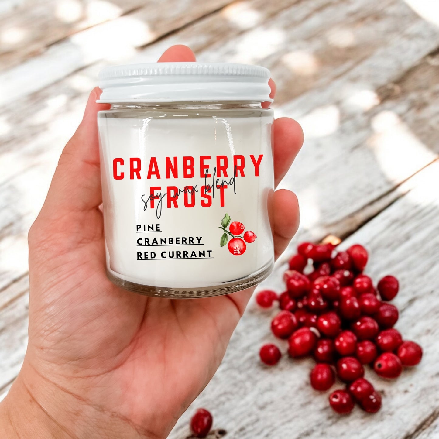 Cranberry Frost 4 oz Candle