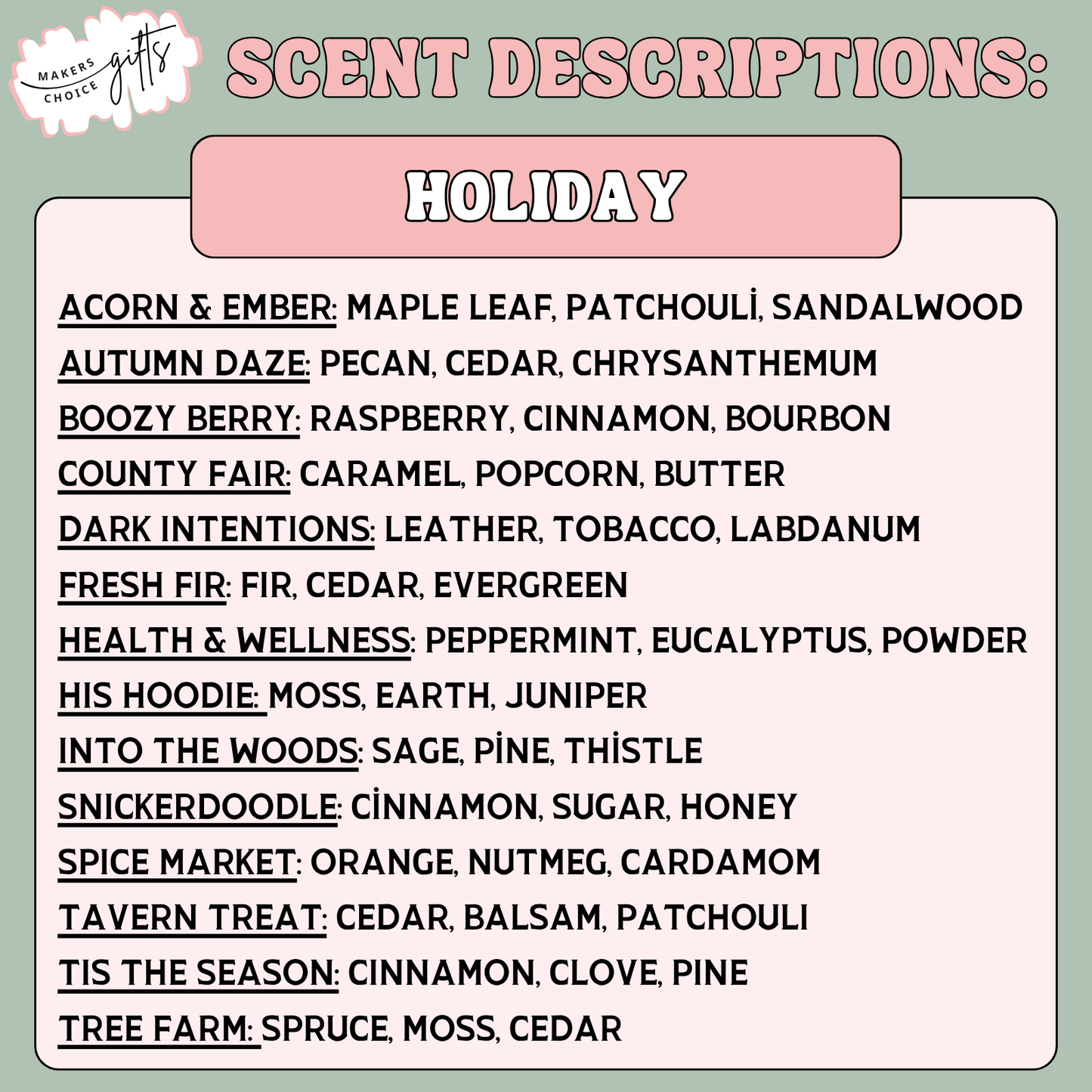 Holiday Scented Car Diffusers - Christmas Edition
