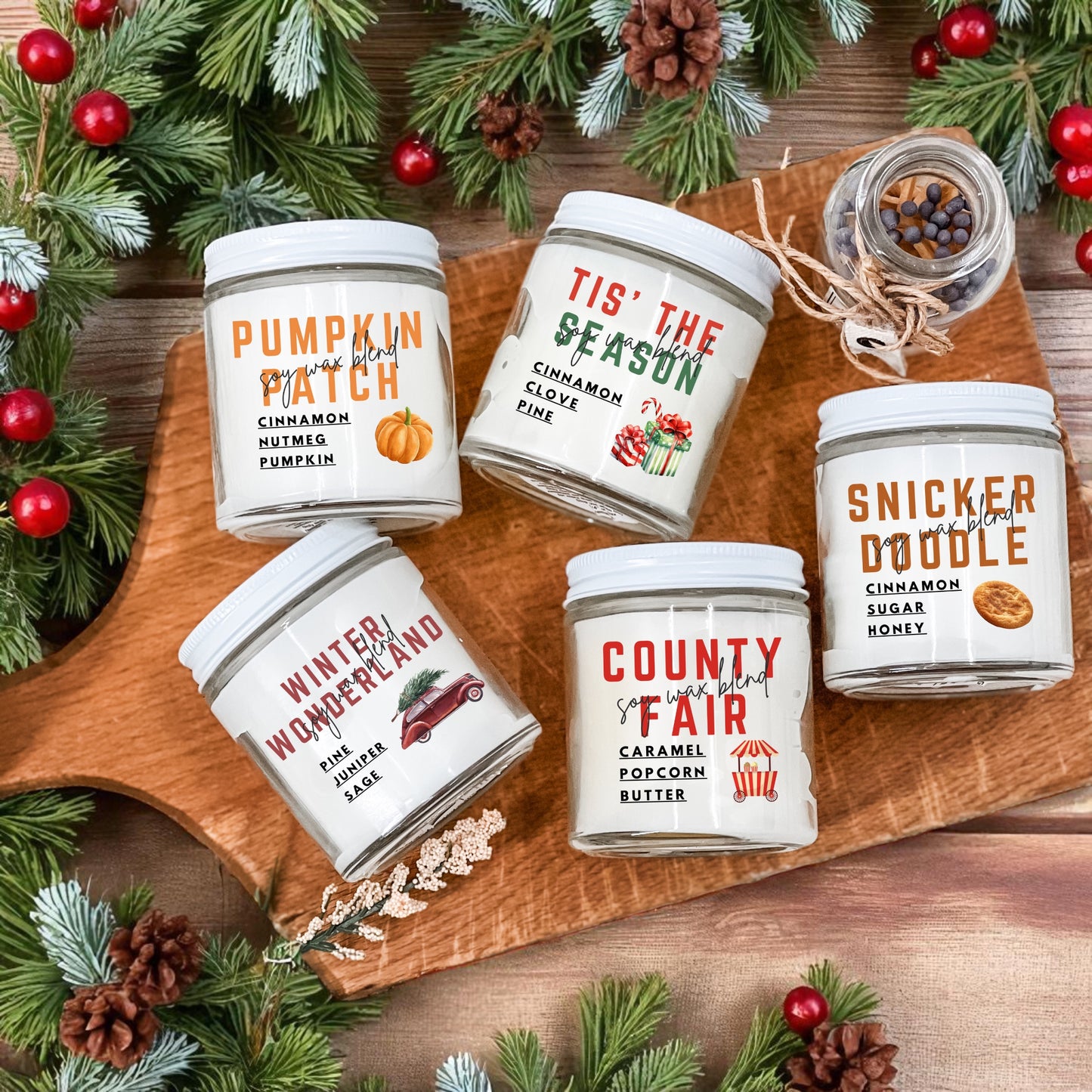 4oz Signature Holiday Candles