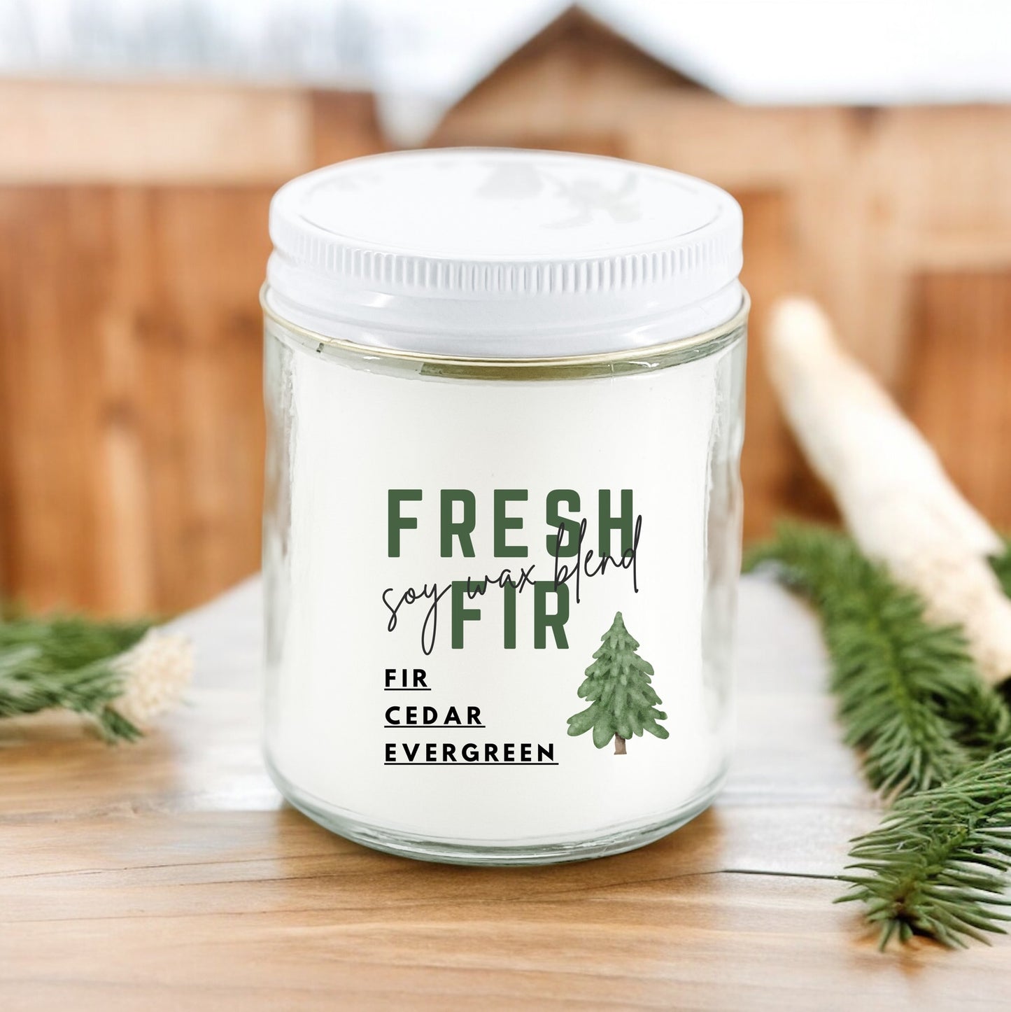 Fresh Fir 8 oz Candle