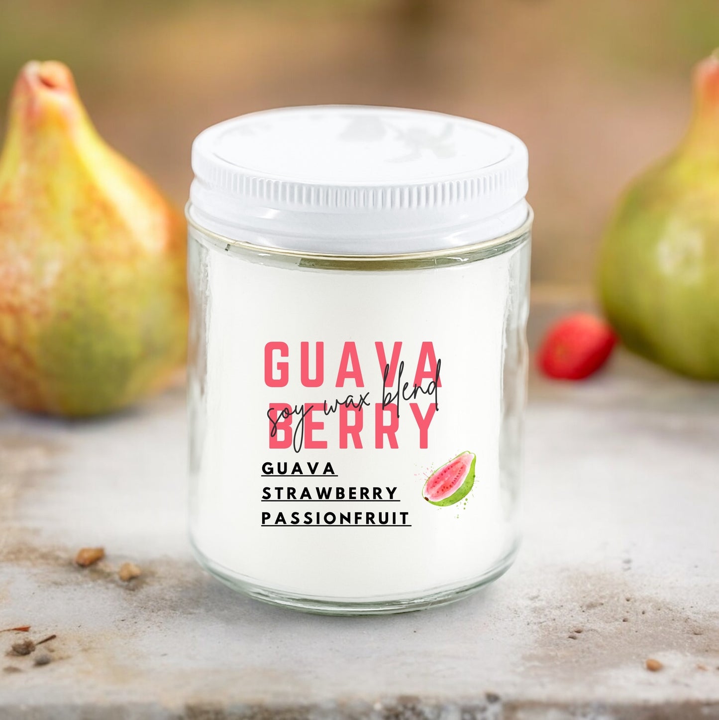 Guava Berry 8 oz Candle