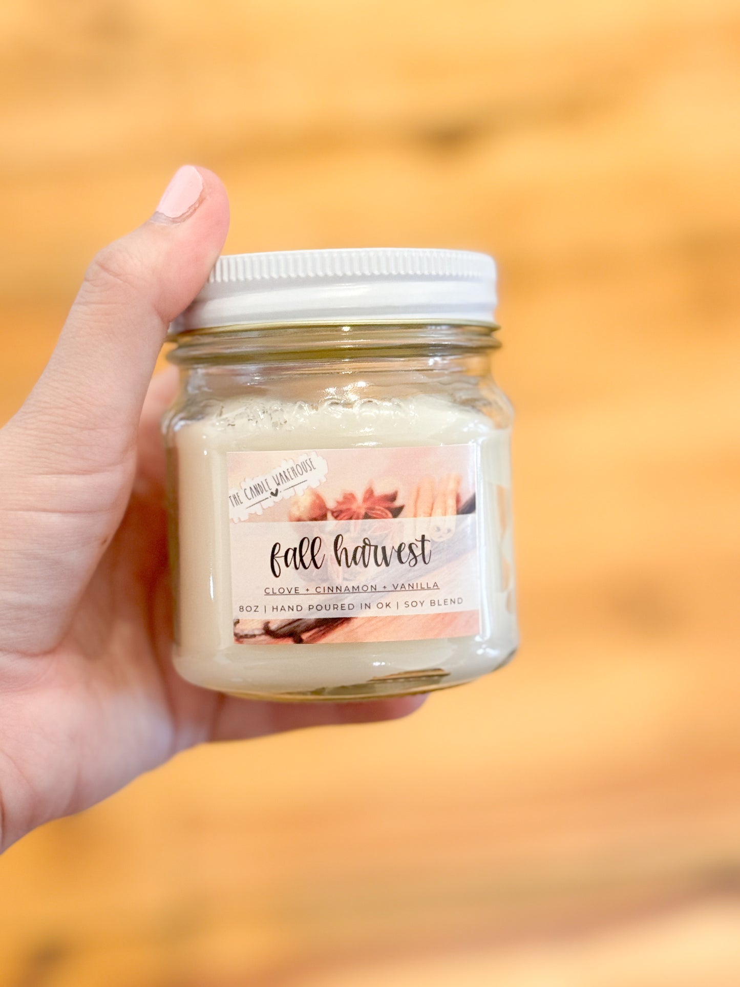 8 oz Mason Jar Candle