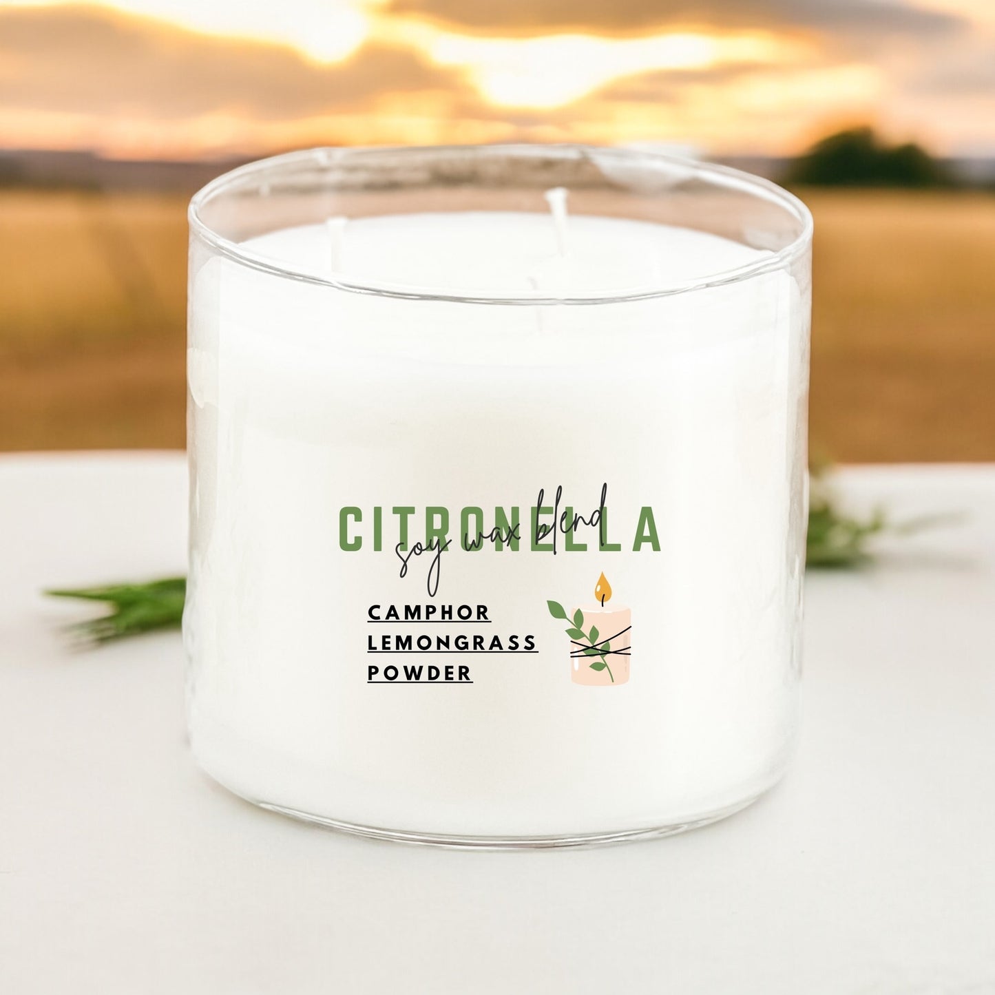 Citronella 3-Wick Candle