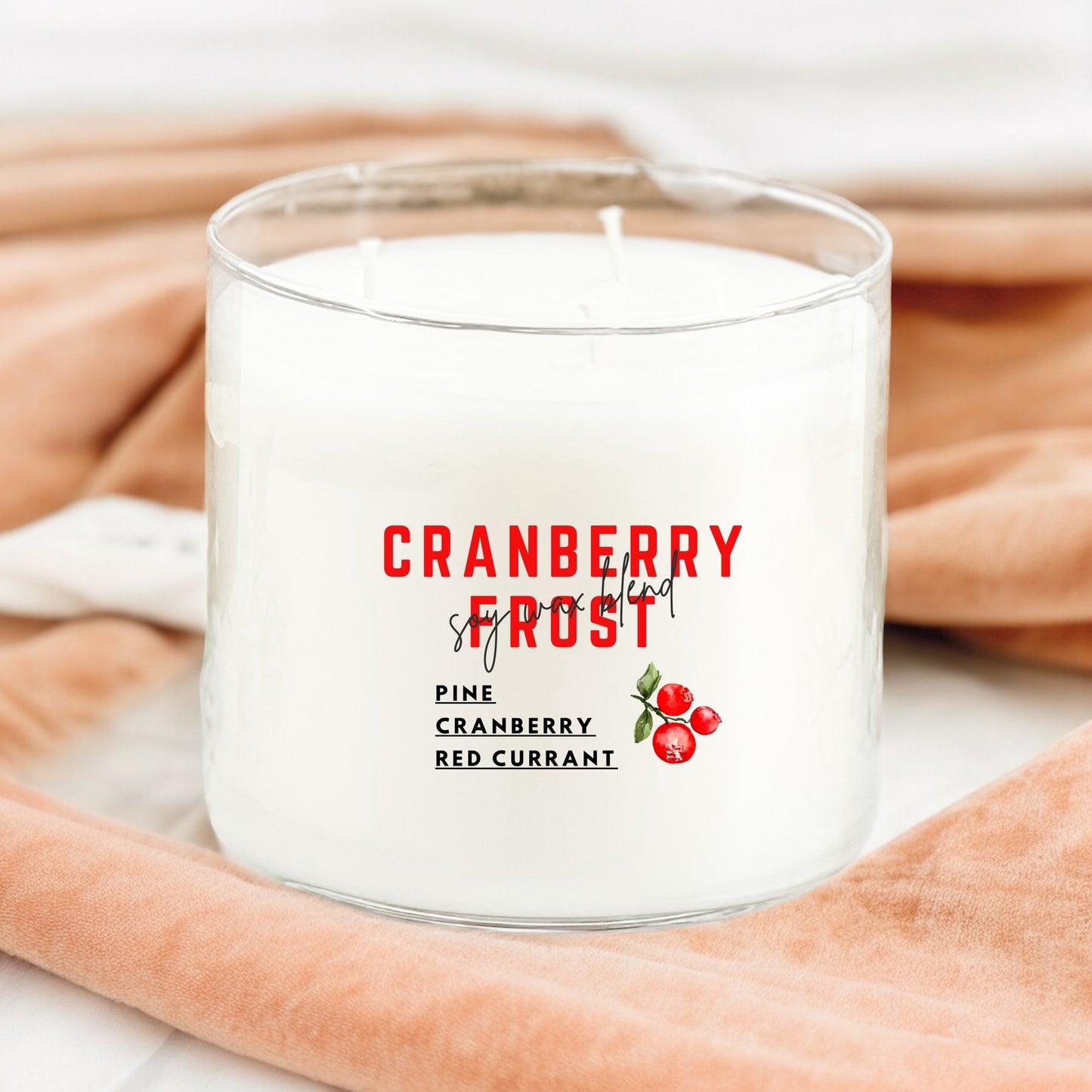 Cranberry Frost 3-Wick Candle