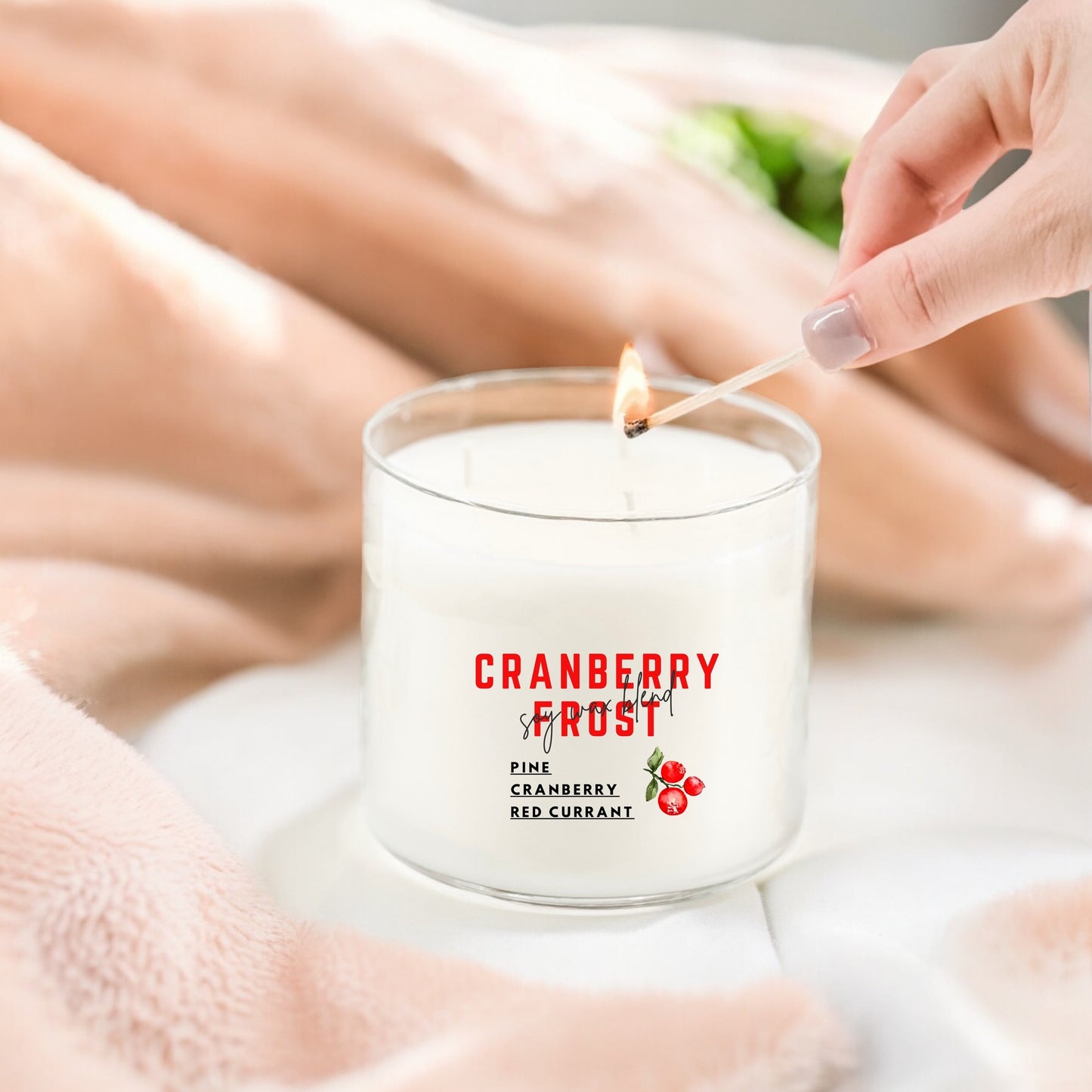 Cranberry Frost 3-Wick Candle