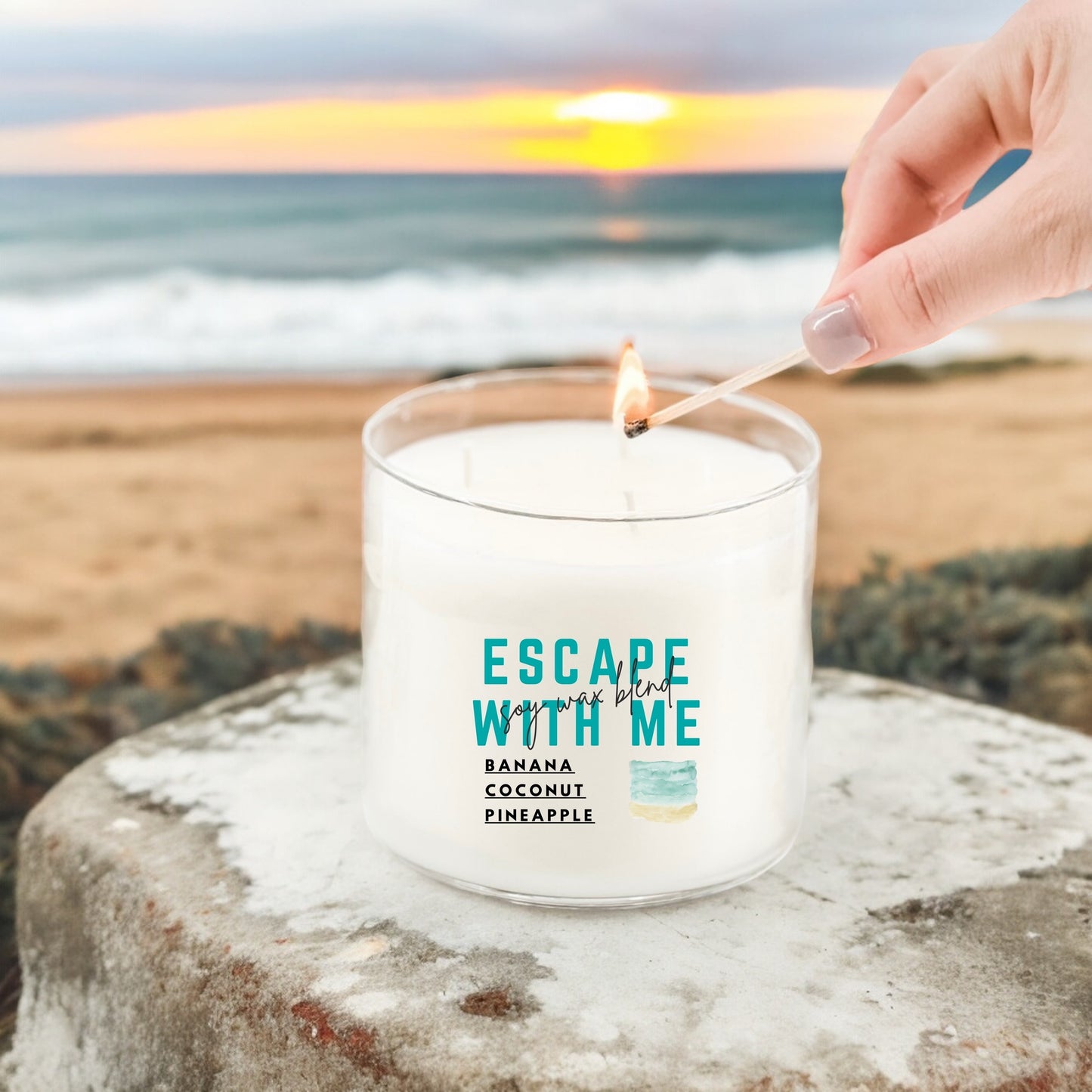 Escape With Me 3-Wick Candle