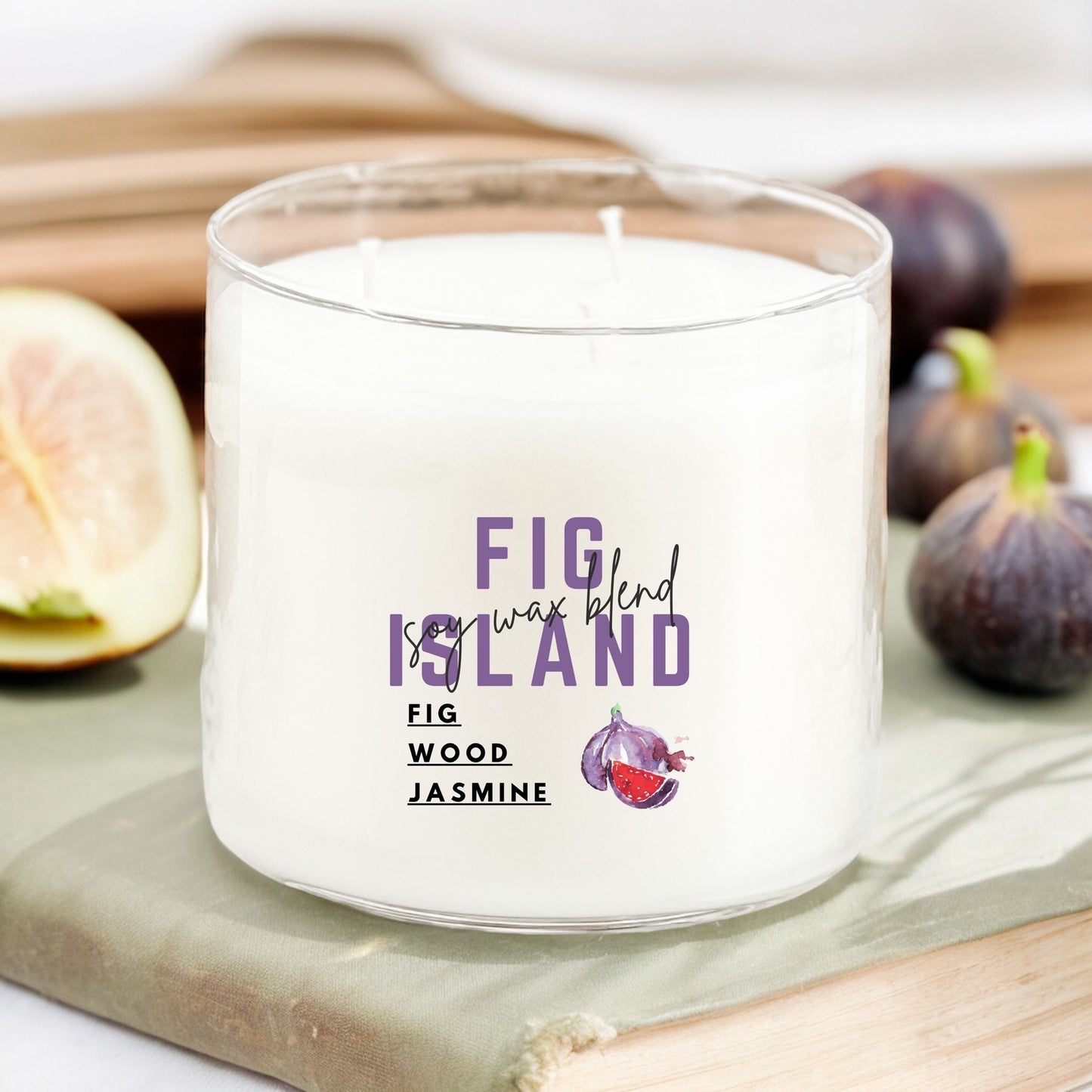 Fig Island 3-Wick Candle