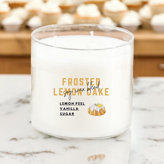 Frosted Lemon Cake 3-Wick Candle