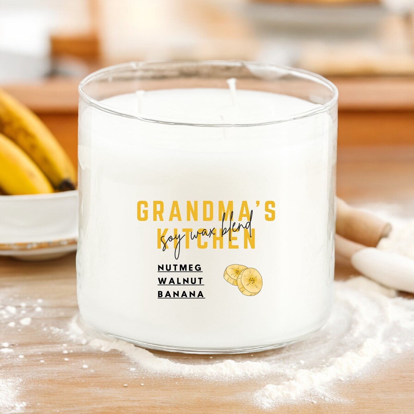 Grandma's Kitchen 3-Wick Candle