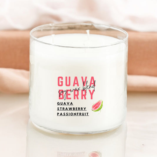 Guava Berry 3-Wick Candle