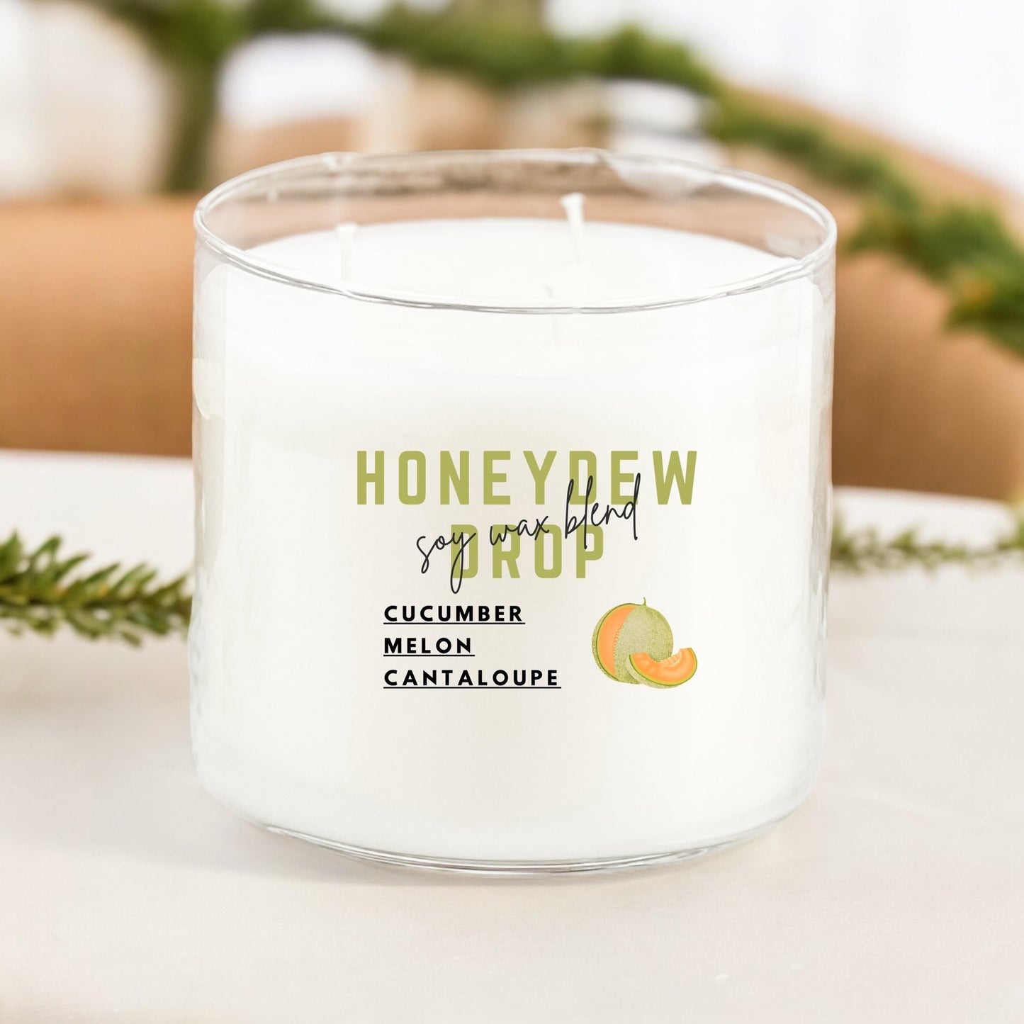 Honeydew Drop 3-Wick Candle