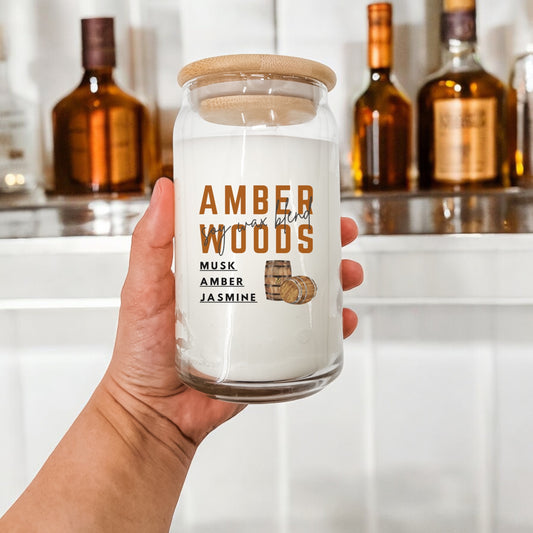 Amber Woods 16 oz Candle