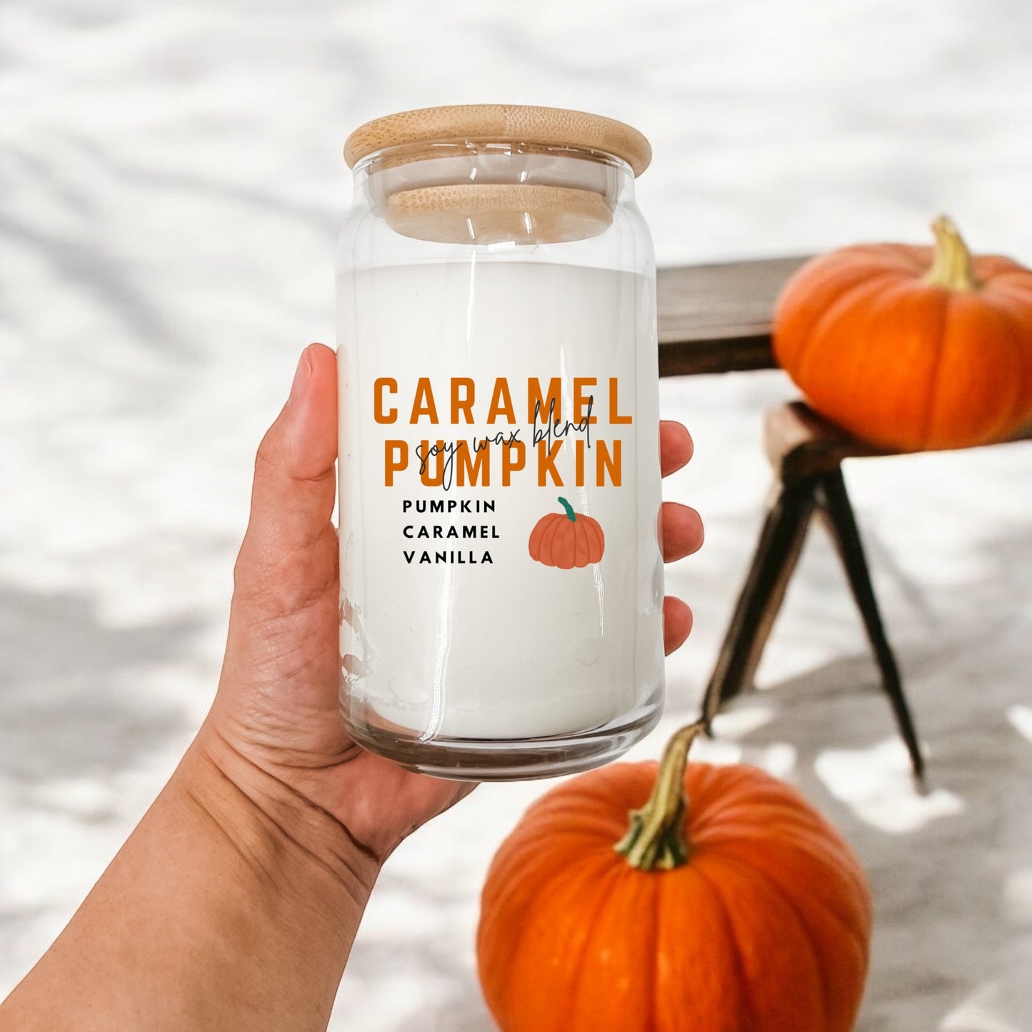 Caramel Pumpkin 16 oz Candle