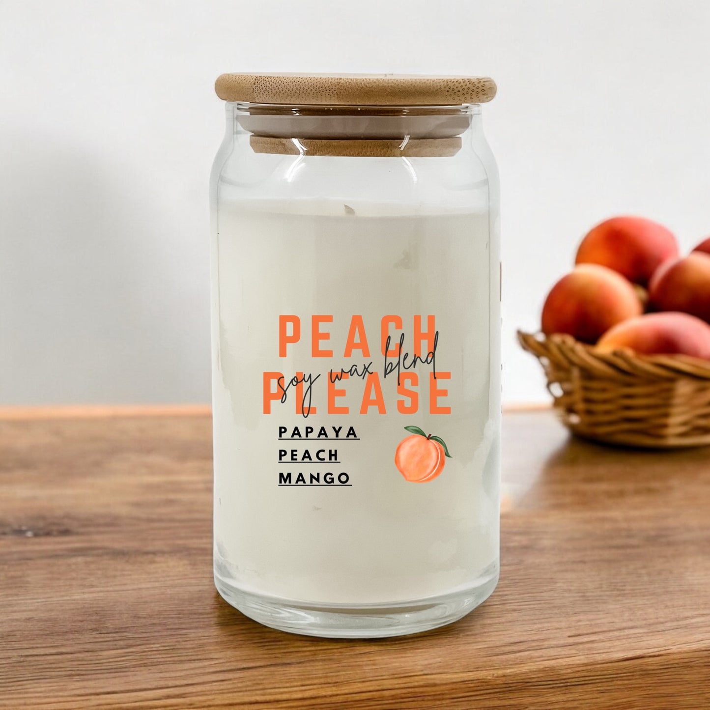 Peach, Please 16 oz Candle