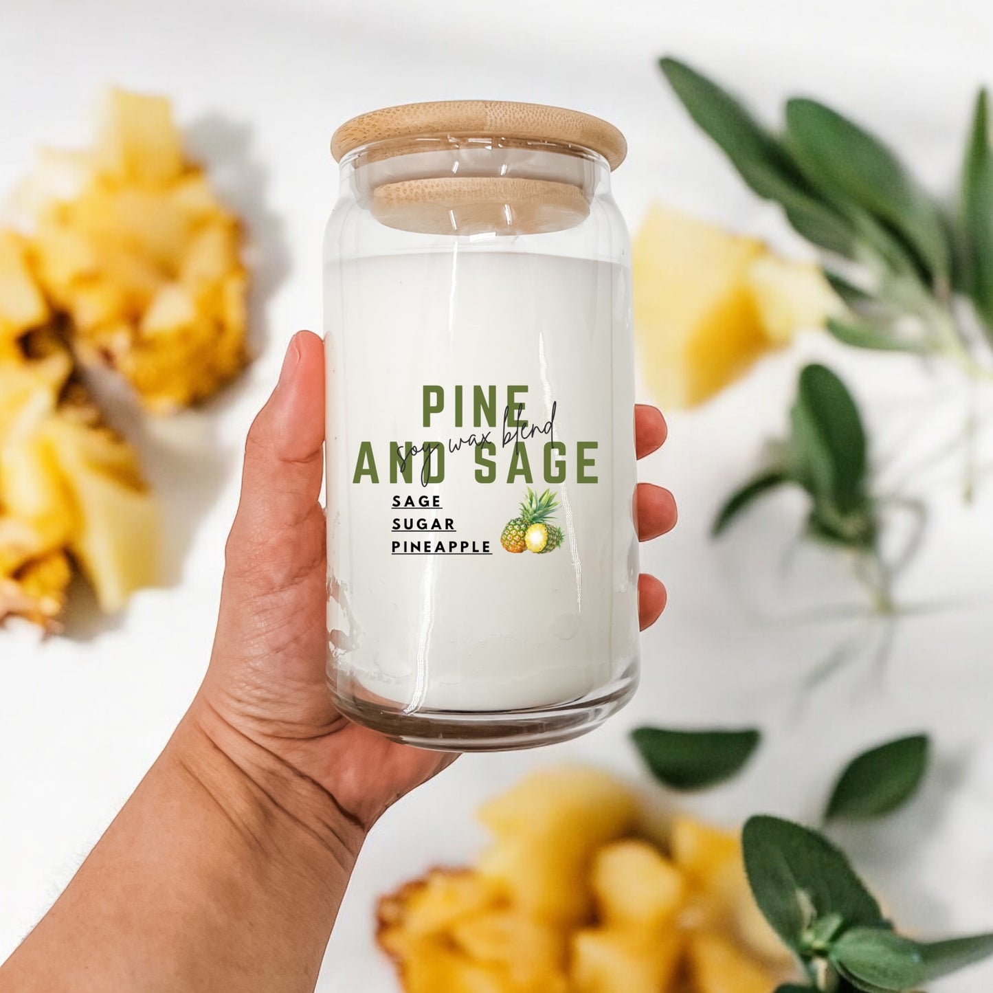 Pine and Sage 16 oz Candle