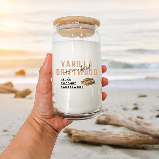 Vanilla Driftwood 16 oz Candle