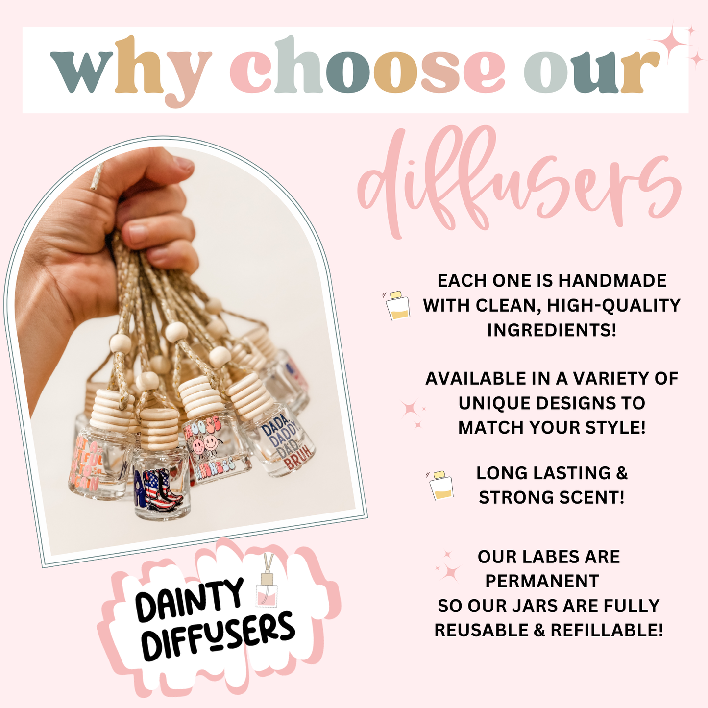 Fall Candles Car Diffuser