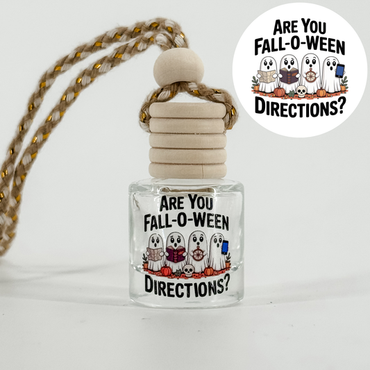 Fall-O-Ween Directions Car Diffuser