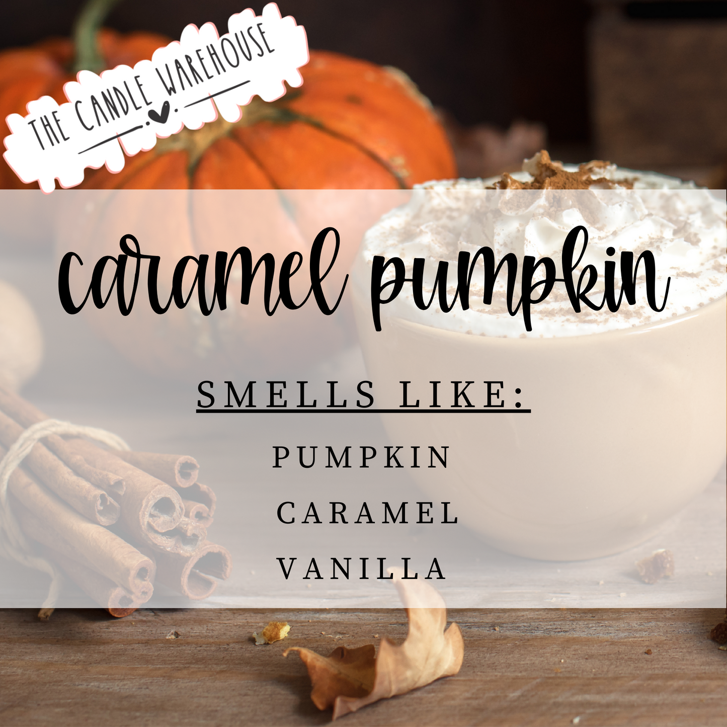 Caramel Pumpkin 8 oz Candle