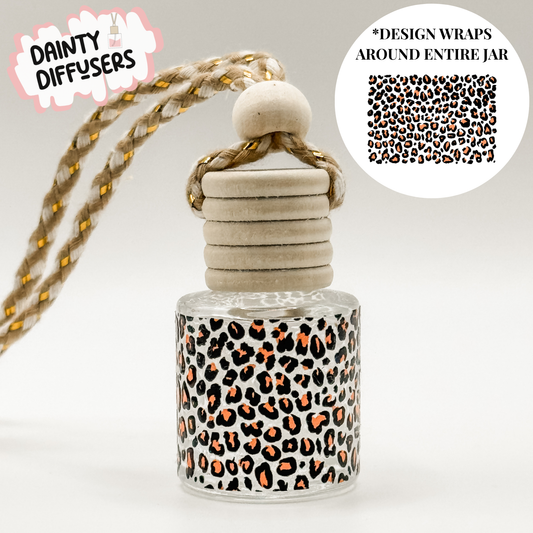 Cheetah Print Car Diffuser