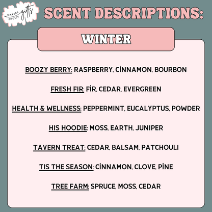 Fall Scented Car Diffusers - Warm & Woodsy