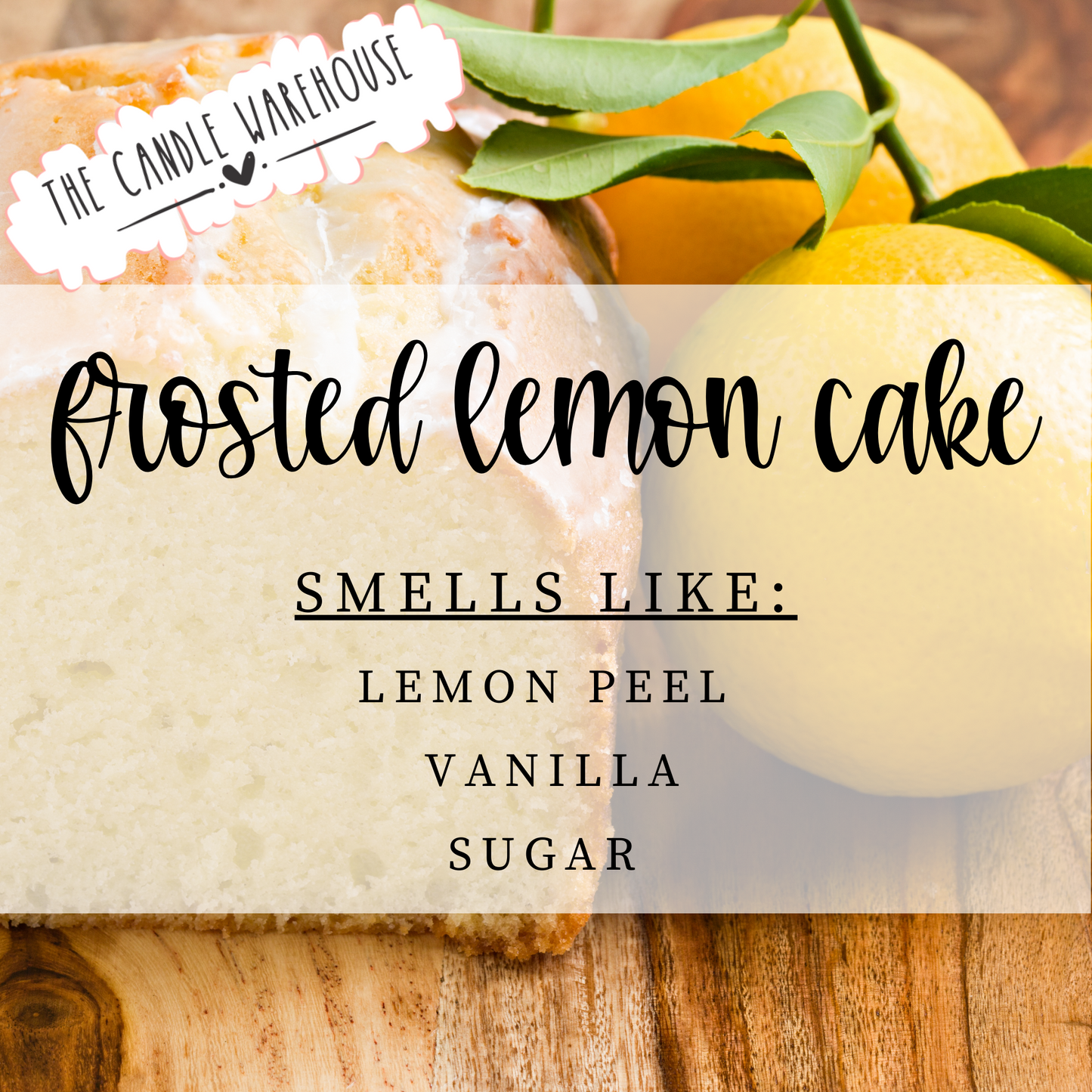 Frosted Lemon Cake 8 oz Candle