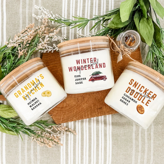 3-Wick Signature Holiday Candles