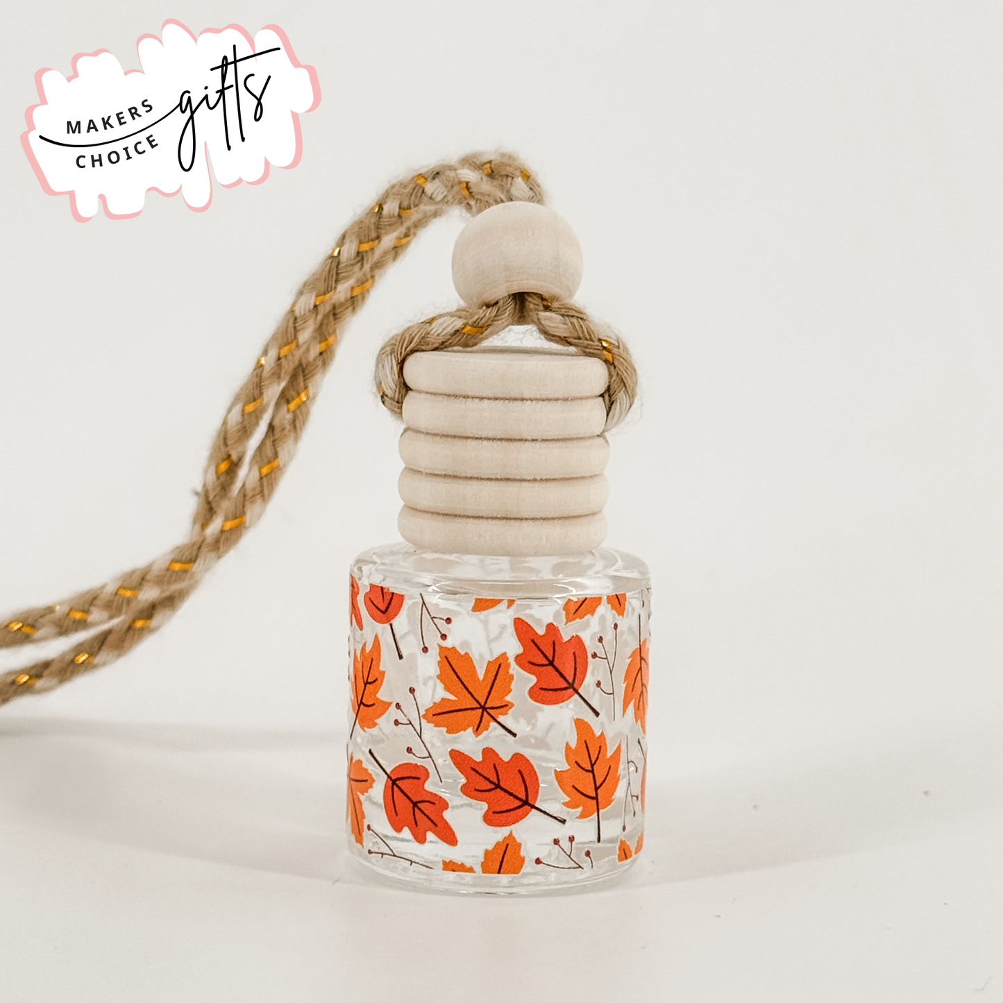 Fall Scented Car Diffusers - Cozy Wrap-Around Designs