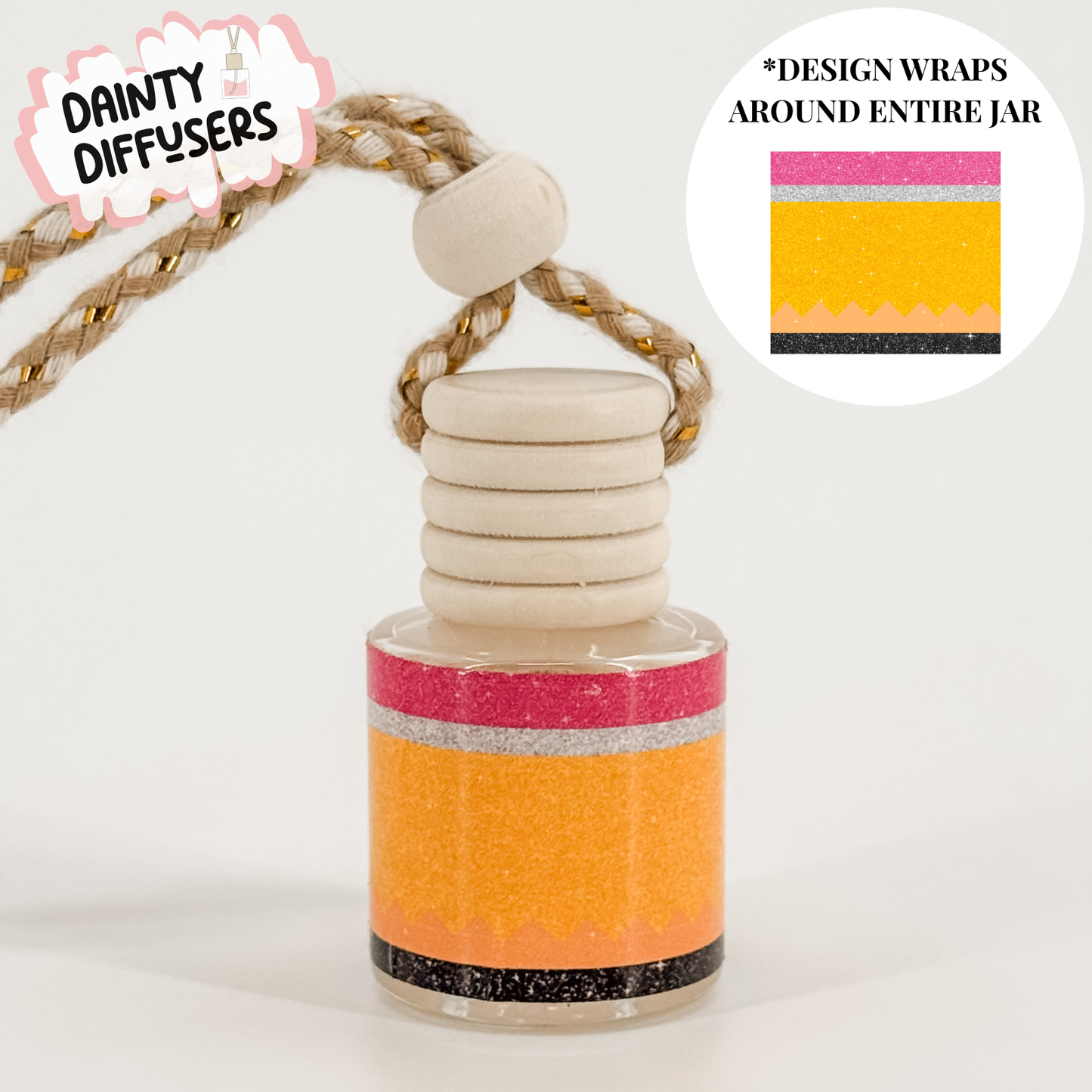 Pencil Wrap-Around Car Diffuser