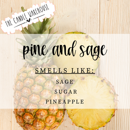 Pine and Sage 9 oz Candle