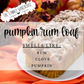 Pumpkin Rum Loaf 8 oz Candle