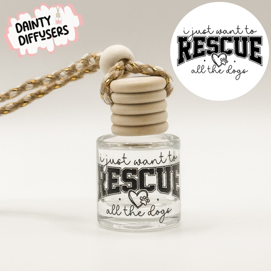 Rescue All The Dogs Car Diffuser